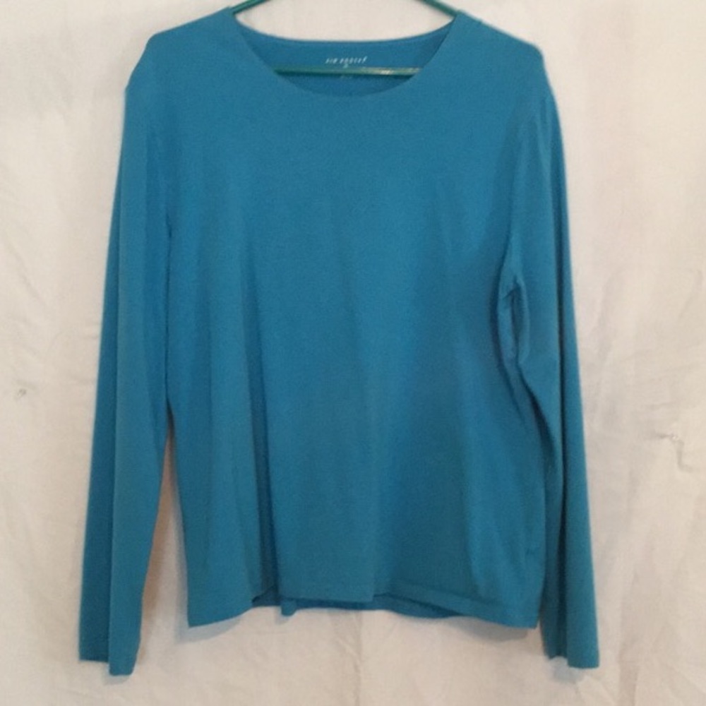 Casual Long Sleeve Blue Shirt